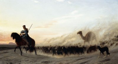 Der syrische Hirte, 1865 von Jean Leon Gerome