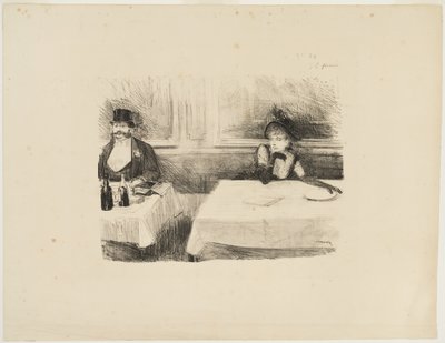 Im Restaurant von Jean Louis Forain
