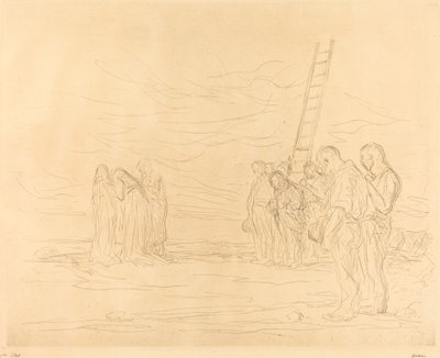 Kalvarienberg (erste Platte) von Jean Louis Forain