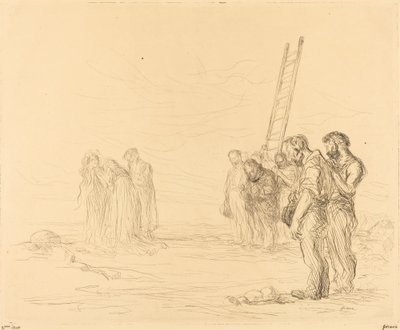 Kalvarienberg (erste Platte) von Jean Louis Forain