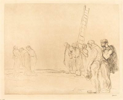 Kalvarienberg (zweite Platte) von Jean Louis Forain