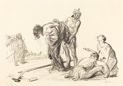 Christus wird seiner Kleider beraubt von Jean Louis Forain