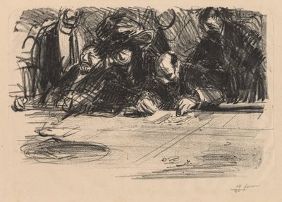 Gruppe von Spielern von Jean Louis Forain