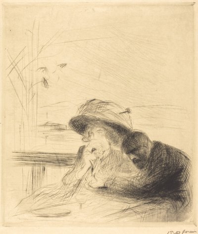 Es ist vorbei! (große Platte) von Jean Louis Forain