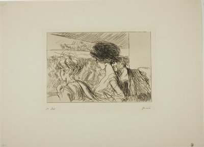 Untere Loge im Theater von Jean Louis Forain