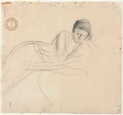 Liegende Frau (verso) von Jean Louis Forain