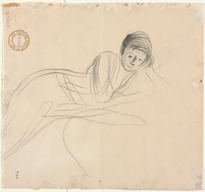 Liegende Frau verso, 1915 von Jean Louis Forain