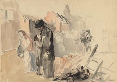 Rückerobertes Gebiet (recto) von Jean Louis Forain