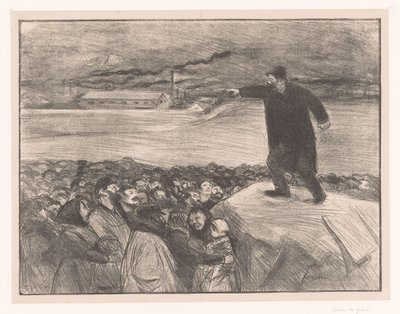 Streik der Fabrikarbeiter von Jean Louis Forain