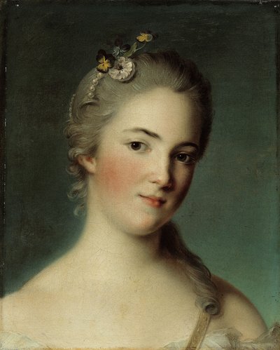 Porträt von Marie-Geneviève Boudrey von Jean Marc Nattier