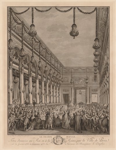 Das königliche Bankett von Jean Michel the Younger Moreau