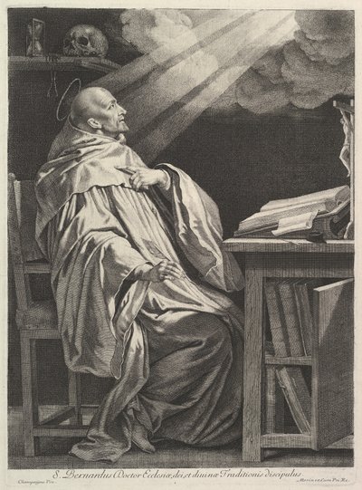 Heiliger Bernhard von Clairvaux von Jean Morin