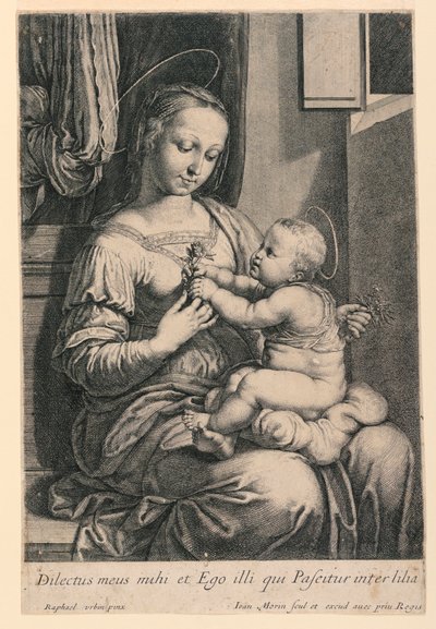 Die Madonna und das Kind von Jean Morin