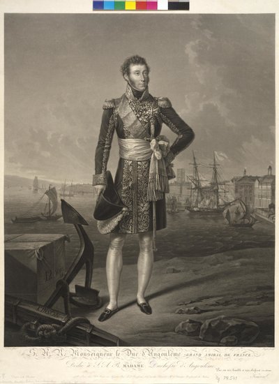 Dauphin von Frankreich Louis Anton von Jean Pierre Marie Jazet