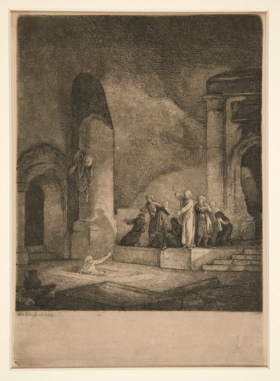 Die Auferweckung des Lazarus von Jean Pierre Norblin