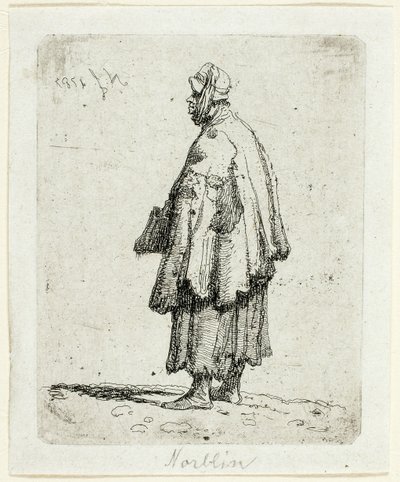 Bettlerin von Jean Pierre Norblin de La Gourdaine
