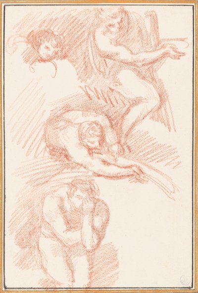 Figuren aus dem Jüngsten Gericht von Jean Robert Ango