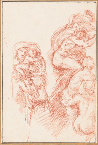 Figuren von der Decke der Sixtinischen Kapelle von Jean Robert Ango