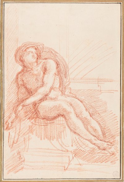 Ignudo von der Sixtinischen Kapelle von Jean Robert Ango