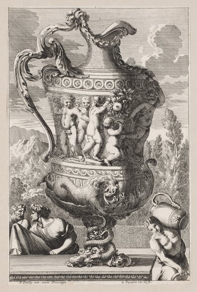 Dekorative Urne von Jean le Pautre