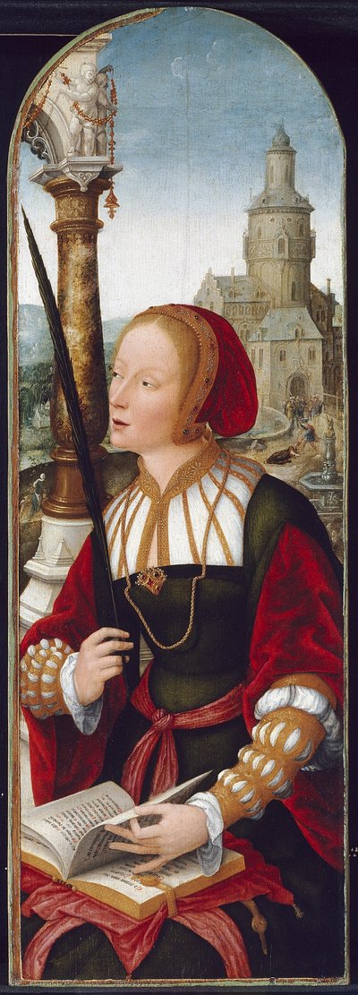 Heilige Barbara von Jean the Elder Bellegambe