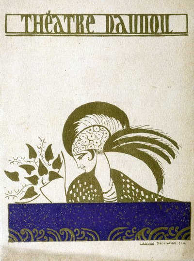 Programm des Theaters Daunou in Paris von Jeanne Lanvin