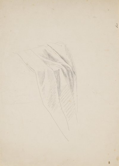 Draperiestudie von Jens Juel