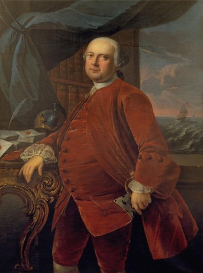 Postmeister Frederik Carl Harboe (?) von Jens Juel