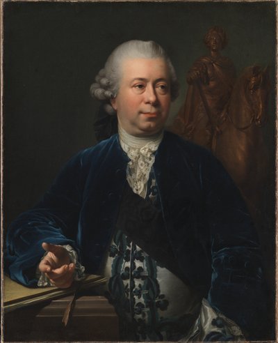 Der Bildhauer Jacques-François-Joseph Saly von Jens Juel