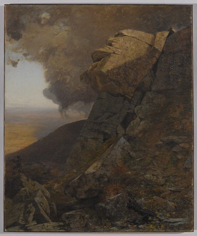 Eine Klippe in den Kaatskills, ca. 1863 von Jervis McEntee