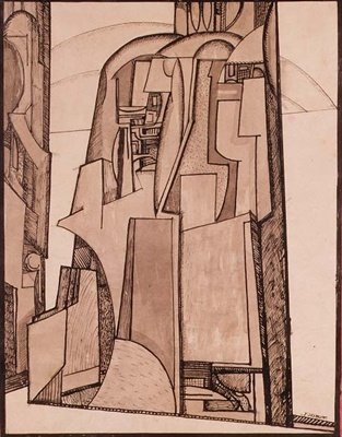 Landschaft, ca. 1914 von Jessica Desmott