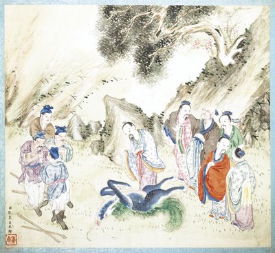 Das Leben des Konfuzius, frühes 18. Jahrhundert von Jiao Bingzhen