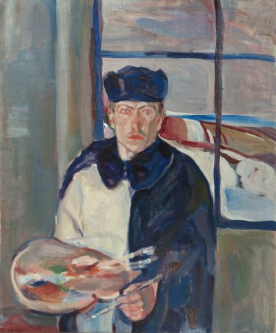 Winterliches Selbstporträt, 1910-11 von Jindrich Prucha