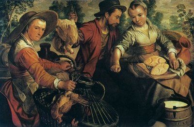 Auf dem Markt, um 1554-1574 von Joachim Beuckelaer