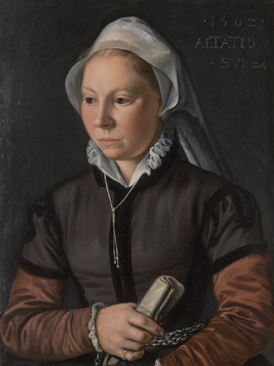 Porträt einer jungen Frau, 1562 von Joachim Beuckelaer
