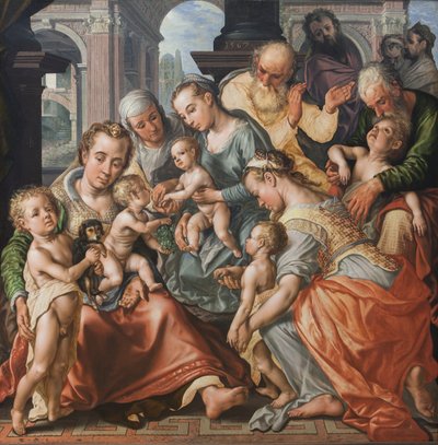 Die Heilige Sippe von Joachim Beuckelaer