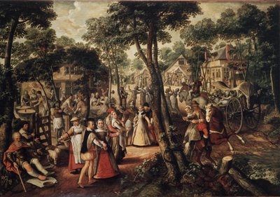 Feier auf dem Land von Joachim Beuckelaer or Bueckelaer