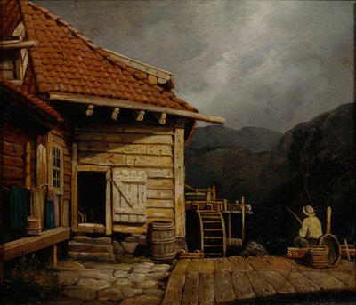 Mühle bei Svartediket von Joachim Frich
