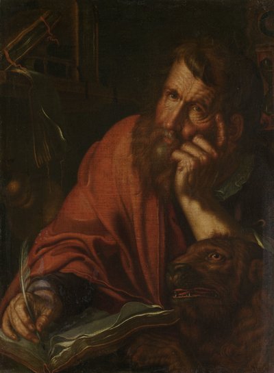 Der Evangelist Sankt Markus von Joachim Wtewael or Utewael