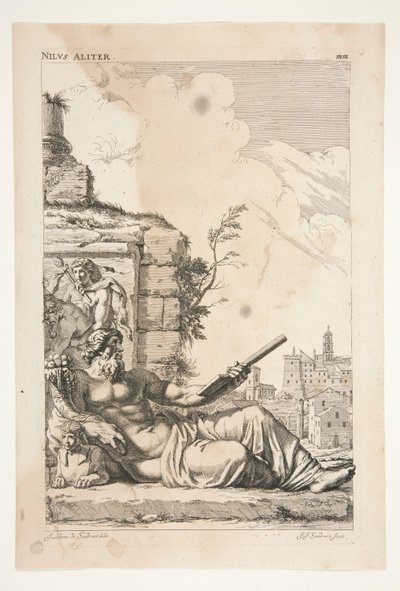 NILUS ALITER, aus Sculpturae Veteris Admirata von Joachim von Sandrart