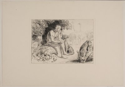 Adam unter den Tieren von Joakim Frederik Skovgaard