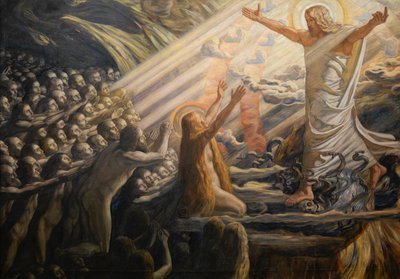 Christus im Reich der Toten von Joakim Frederik Skovgaard