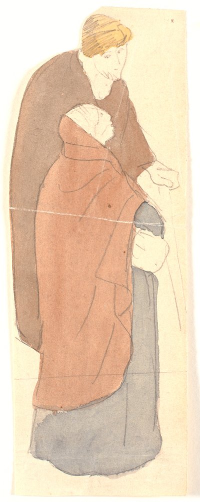 Stehende Frau und Mann von Joakim Frederik Skovgaard