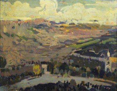 Blick auf L’Aleixar von Joaquim Mir i Trinxet