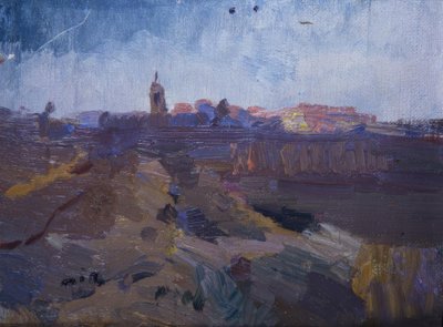Landschaft bei l’Aleixar von Joaquim Mir i Trinxet
