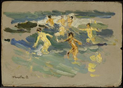 Strand von Valencia, um 1904 von Joaquín Sorolla