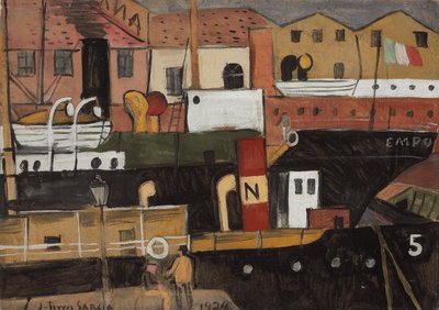 Livorno von Joaquin Torres Garcia