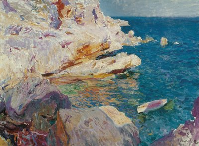 Felsen bei Jávea von Joaquín Sorolla