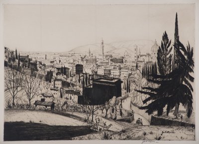 Florenz, 1924 von Job Nixon