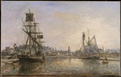 Honfleur von Johan Barthold Jongkind